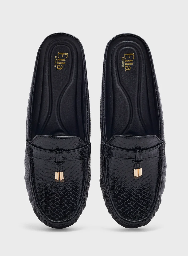 ELLA Saddle Detail Slip On Shoe