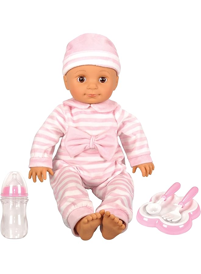 Lotus Hispanic No Hair Soft Bodied Baby Doll 18 Inch Size - Image 1