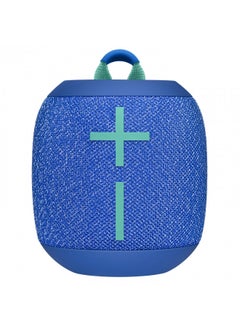 Ultimate Ears WONDERBOOM 2, Portable Wireless Bluetooth Speaker, Big Bass 360 Sound, Waterproof/Dustproof IP67, Floatable, 100 Ft Range - Bermuda Blue