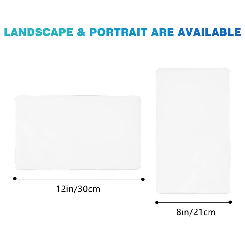 OWill Plastic 11 X 8 Inch Magnetic Dry Erase Whiteboard Sheet For Fridge(A4) - Image 3