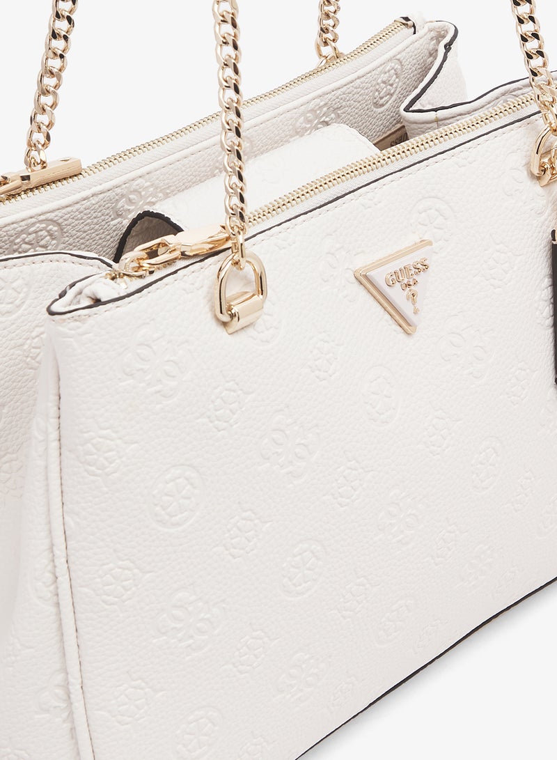 GUESS Cresidia Shoulder Satchel Bag - Image 4