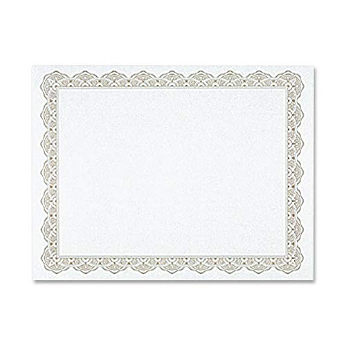 Geographics® 30% Recycled Blank Parchment Certificates, 8 1/2" x 11", Optima Gold, Pack of 25 - Image 5