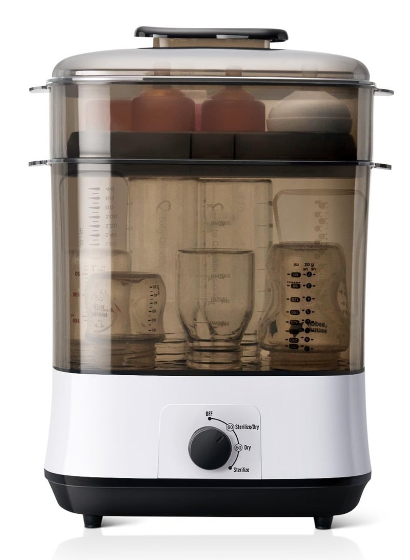 TANGBLIB Bottle Sterilizer and Dryer, Electric Steam Baby Bottle Sterilizer, Sanitizer for Baby Bottles & Pacifiers, Breast Pump Parts - Image 1