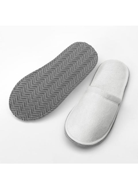 Slippers, White, S/M