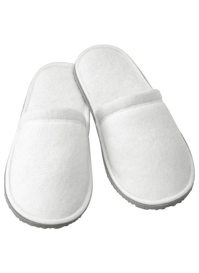 Slippers, White, S/M