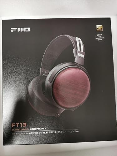 FiiO FT13 Audiophile ClosedBack Headphones 60mm Large Dynamic Driver with WShaped Wool Nano Wood Fiber Diaphragm Premium Purpleheart Wood Design Furukawa Copper Hybrid CableBlackpurple - Image 3