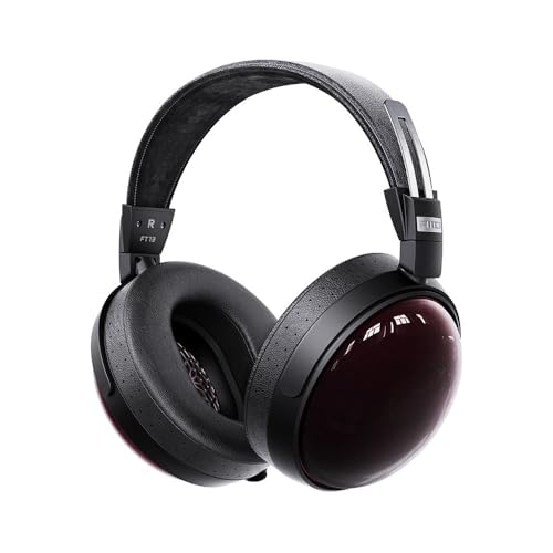 FiiO FT13 Audiophile ClosedBack Headphones 60mm Large Dynamic Driver with WShaped Wool Nano Wood Fiber Diaphragm Premium Purpleheart Wood Design Furukawa Copper Hybrid CableBlackpurple - Image 1