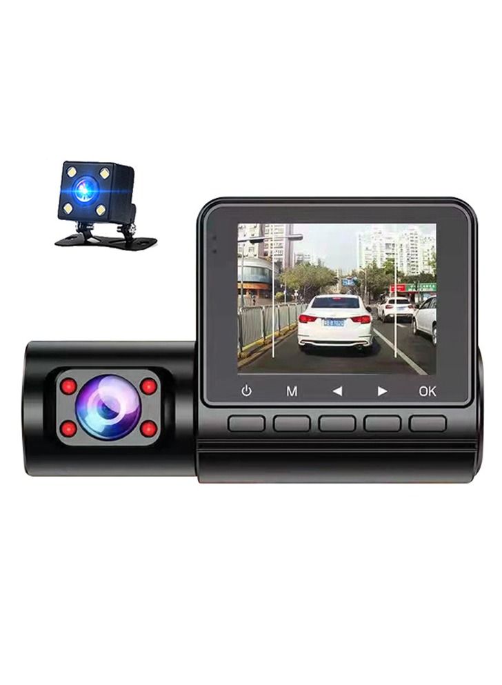 Generic Dual Dash Cam GPS for Cars Wide Angle 170° Full HD 1080P, 2 Inch LCD Screen,Front and Rear Camera for cars with Parking Monitor,Loop Recording, Night Vision,G-Sensor - Image 1