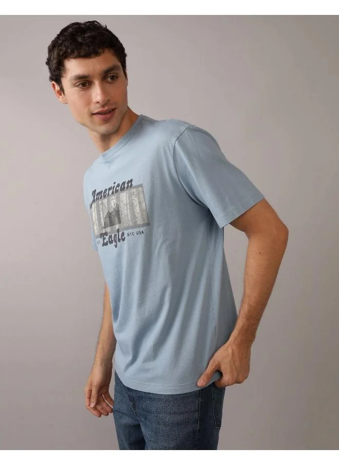 American Eagle AE Logo Graphic T-Shirt