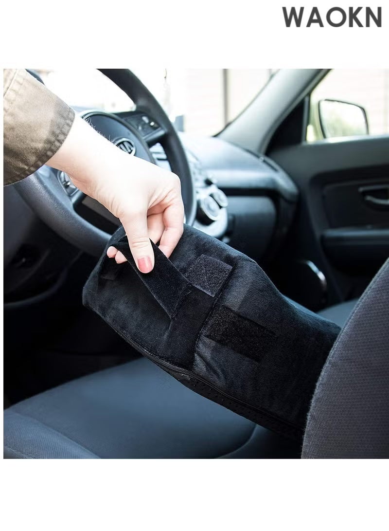 WAOKN Portable BBL Pillow, Seat Pillows, Brazilian Seat Lift Pillows Post Surgery Recovery, Buttocks Support Cushions, Seat Cushion Pillow, Hip Raise Pillow, Leg Support for Car Office Computer Chair,Orthopedic Pain Relief Pressure Relief, Back Pain Relief, Sciatica, Lower Back and Spine Support, Hemorrhoid Pain Relief - Image 2