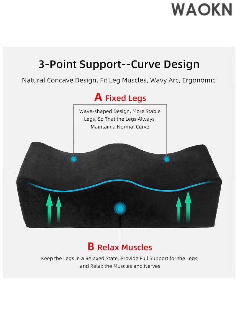 WAOKN Portable BBL Pillow, Seat Pillows, Brazilian Seat Lift Pillows Post Surgery Recovery, Buttocks Support Cushions, Seat Cushion Pillow, Hip Raise Pillow, Leg Support for Car Office Computer Chair,Orthopedic Pain Relief Pressure Relief, Back Pain Relief, Sciatica, Lower Back and Spine Support, Hemorrhoid Pain Relief - Image 4