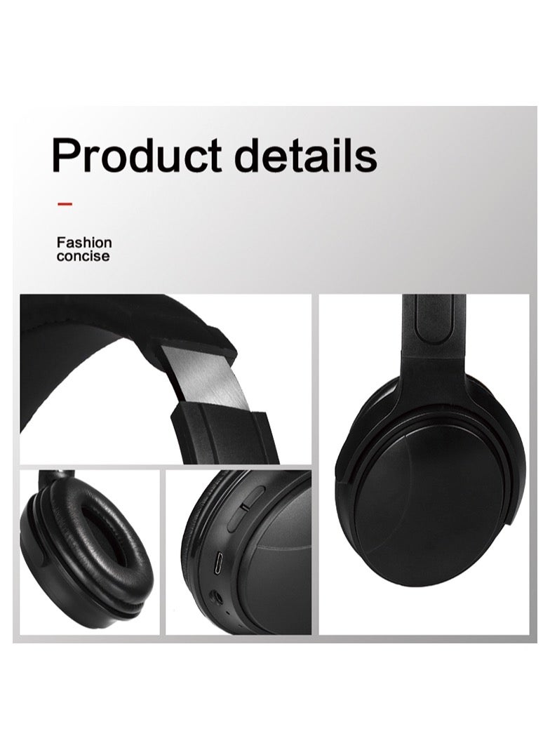 Langsdom HBN30 Foldable Bluetooth Headphones – Extra Bass, Adjustable Fit, Ai Noise Isolation, Bluetooth 5.1, IPX4 Waterproof, 40mm Drivers - Image 3