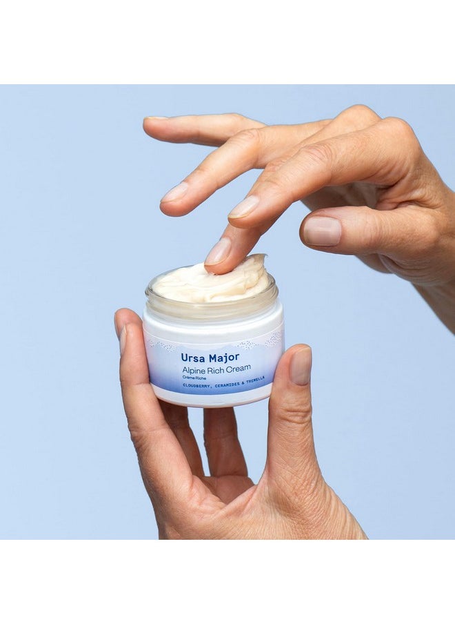 Ursa Major Alpine Rich Cream Deeply Hydrating & Moisturizing Natural Face Lotion Supports Skin Barrier And Targets Fine Lines Vegan Nontoxic Crueltyfree 1.69 Ounce  - Image 2