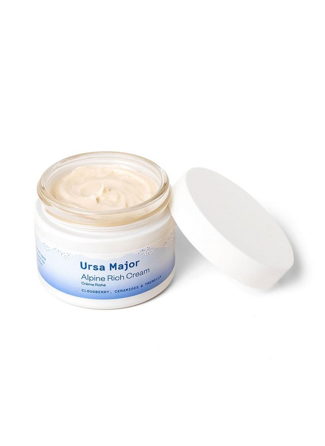 Ursa Major Alpine Rich Cream Deeply Hydrating & Moisturizing Natural Face Lotion Supports Skin Barrier And Targets Fine Lines Vegan Nontoxic Crueltyfree 1.69 Ounce  - Image 1