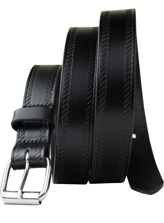Nickel Smart Black Rope Belt - 36" - Image 1