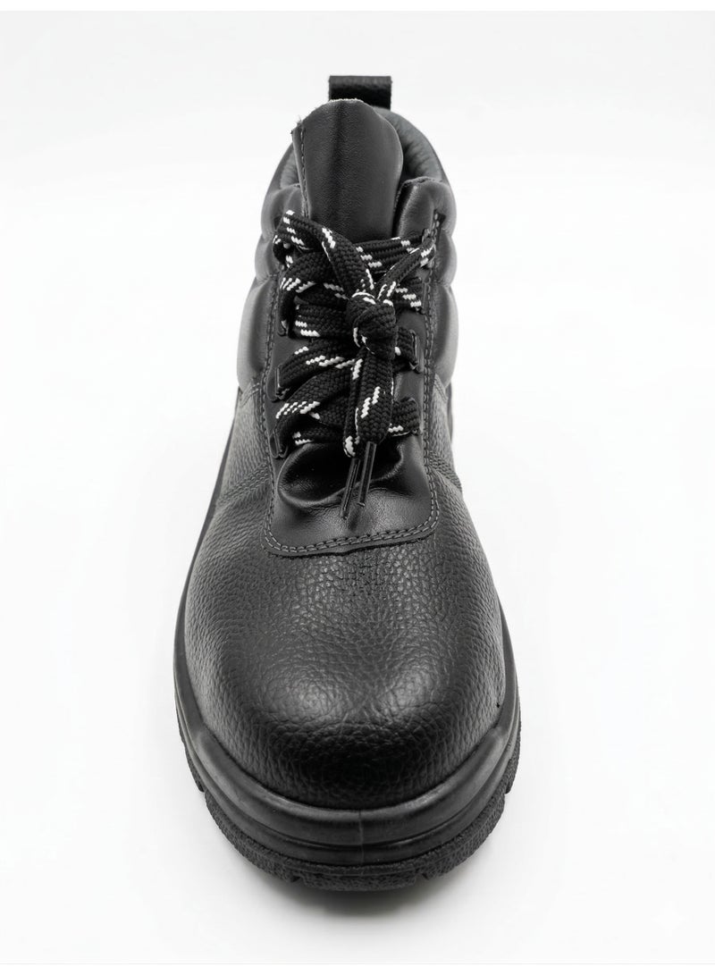 ORDER RunSafe Men's Steel Toe Safety Boots - Lightweight, Puncture-Proof, and Slip-Resistant Work Shoes -(0D-ST-303) Black - Image 2