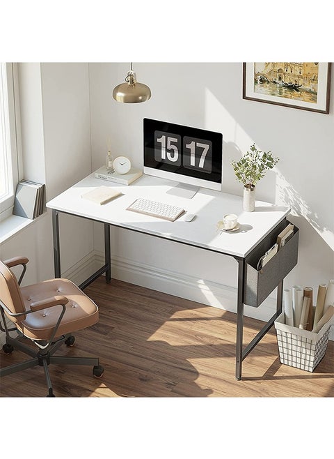 Gaming Desk Computer Desk Large Office Computer Table 120cm Game Table Desk Study Table Home Office Desk Student Writing Desks Modern Simple Laptop PC Desk with Storage Bag for Home Office