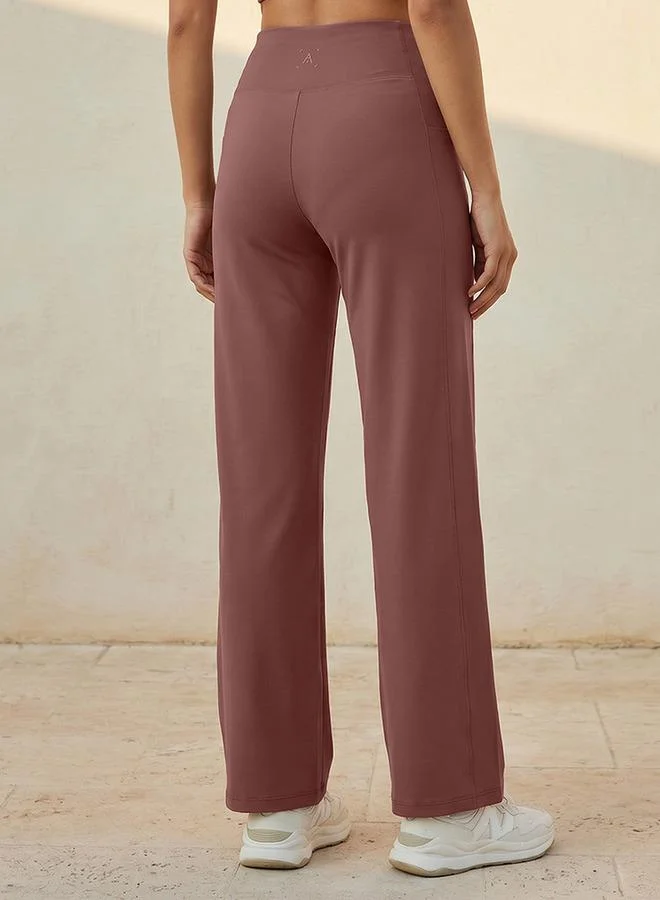 Splash Active PINK Wide Leg Track Pants for Women | Best Price UAE