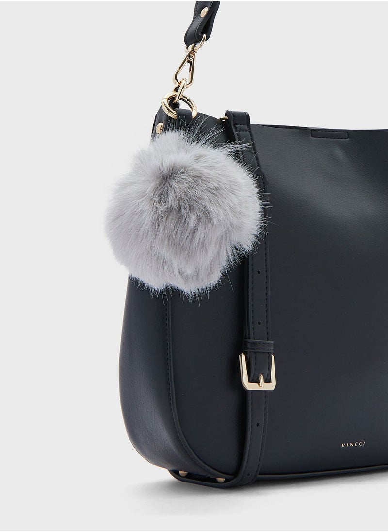 Vincci - Top Handle Hobo Bag - Image 1