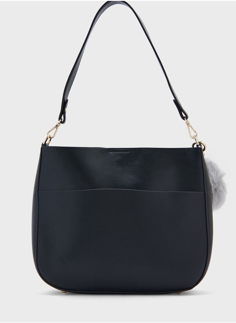 Vincci - Top Handle Hobo Bag - Image 1