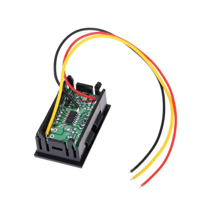 Digital DC Voltmeter 3 Wire LCD Display Low Starting Voltage for Motorcycle Car Battery - Image 3