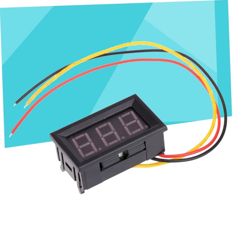 Digital DC Voltmeter 3 Wire LCD Display Low Starting Voltage for Motorcycle Car Battery - Image 5