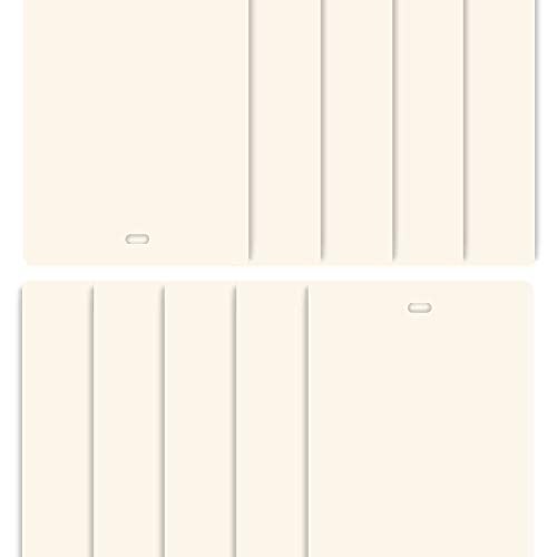 Dalix PVC Vertical Blind Replacement Slat 8 PK (82.5'' X 3.5'', Ivory) - Image 5