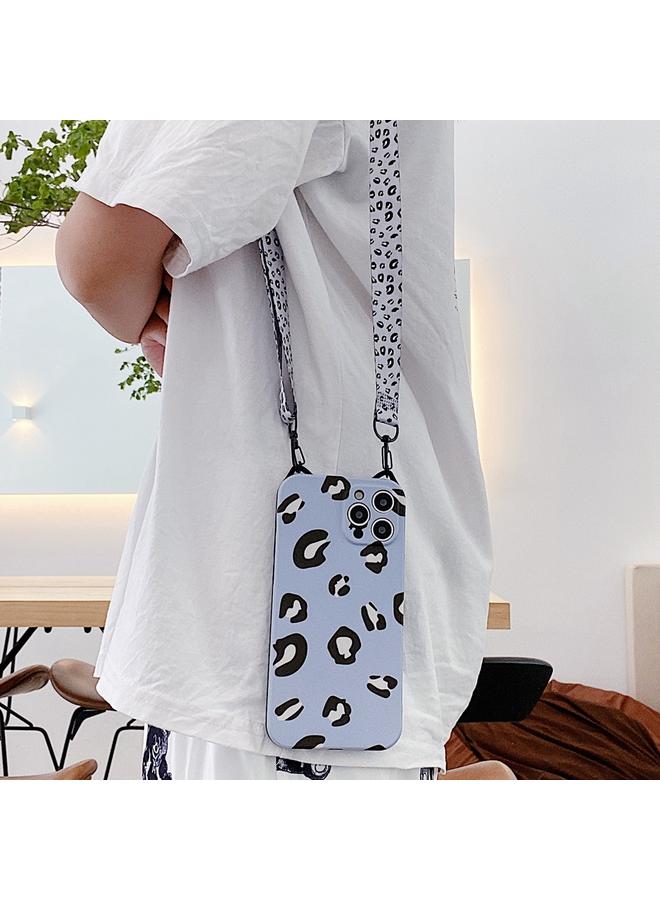 Zaboon Case For iPhone 11 Cat Ear Leopard Print TPU Straight Edge Protective Case with Lanyard - Image 3