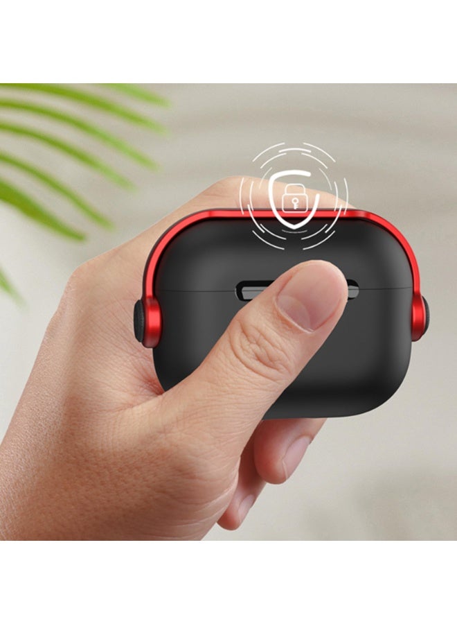 for AirPods 4th Generation Case Cover 2024, Military Grade Shock-Absorbing for AirPods 4 Case with Keychain for Women Men, Black - Image 5