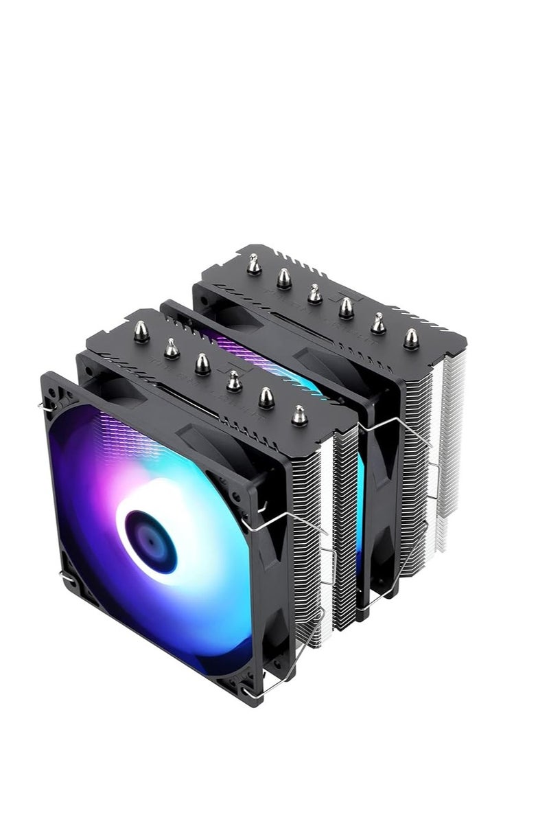 Thermalright Thermalright Peerless Assassin 120 SE ARGB CPU Air Cooler, 6 Heat Pipes CPU Cooler, Dual 120mm TL-C12C-S PWM Fan, Aluminium Heatsink Cover, AGHP Technology, for AMD AM4 AM5/Intel 1700/1150/1151/1200 - Image 1