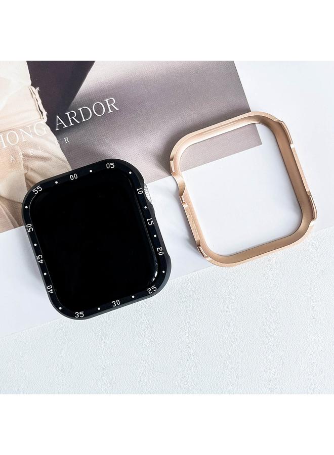 erorex Replacement Band For Apple Watch Series 9 / 8 / 7 41mm Aluminum Alloy Watch Frame Case - Image 4