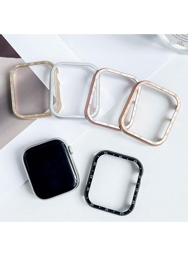 erorex Replacement Band For Apple Watch Series 9 / 8 / 7 41mm Aluminum Alloy Watch Frame Case - Image 3