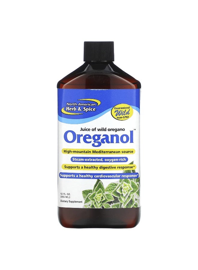 NORTH AMERICAN HERB & SPICE North American Herb & Spice, Oreganol, Juice of Wild Oregano, 12 fl oz (355 ml)  - Image 1