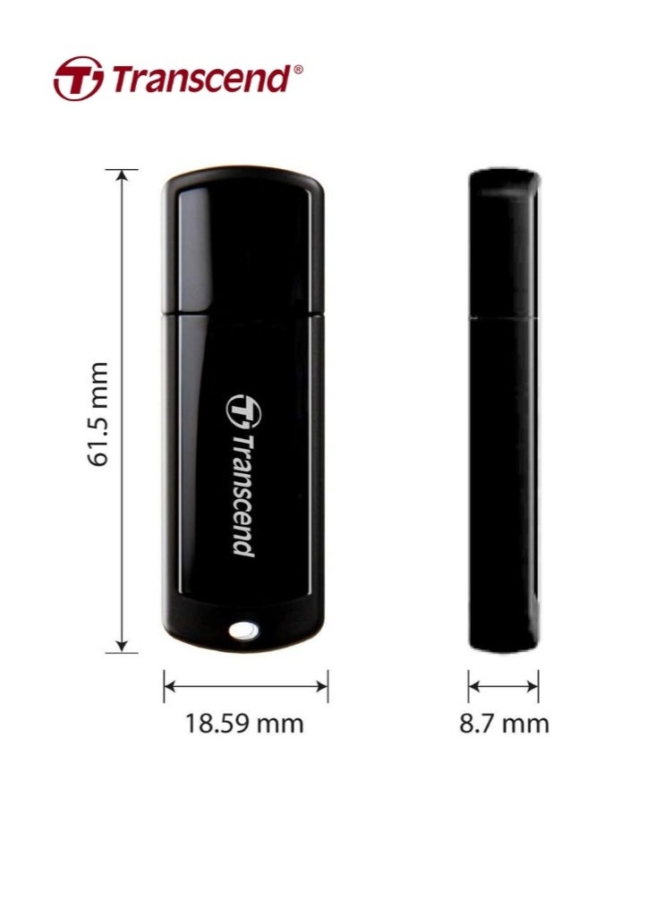 Transcend 128GB USB 3.1 Gen 1 Flash Drive, 5 Gbps | JetFlash 700 | TS128GJF700  - Image 2