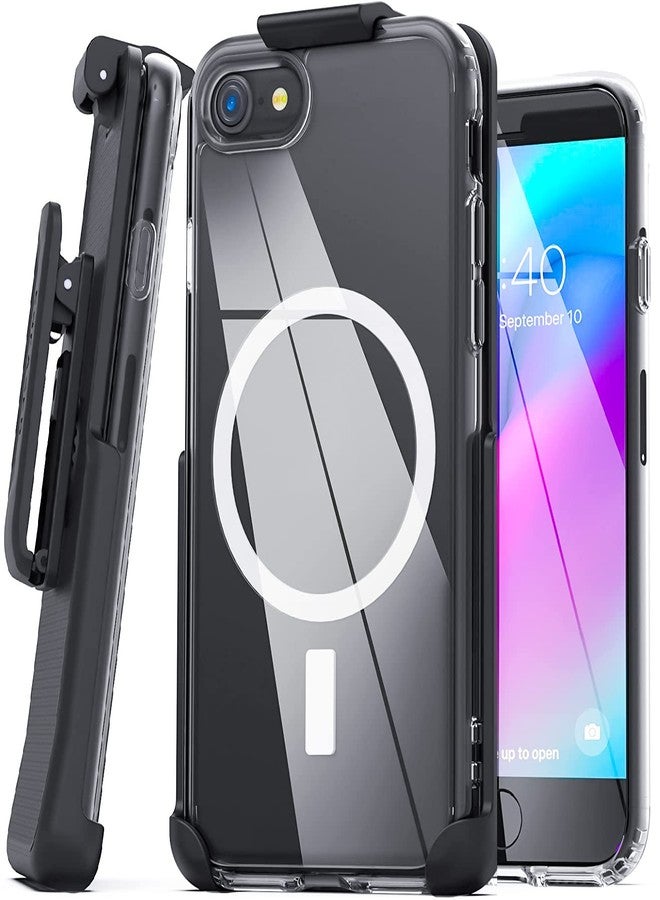 إنكاسد جراب حزام مغلف لهاتف iPhone SE مع مشبك تثبيت - غطاء مغناطيسي متوافق مع MagSafe (iPhone 7/8/ SE الجيل الثاني والثالث 2020/2022) - Image 1