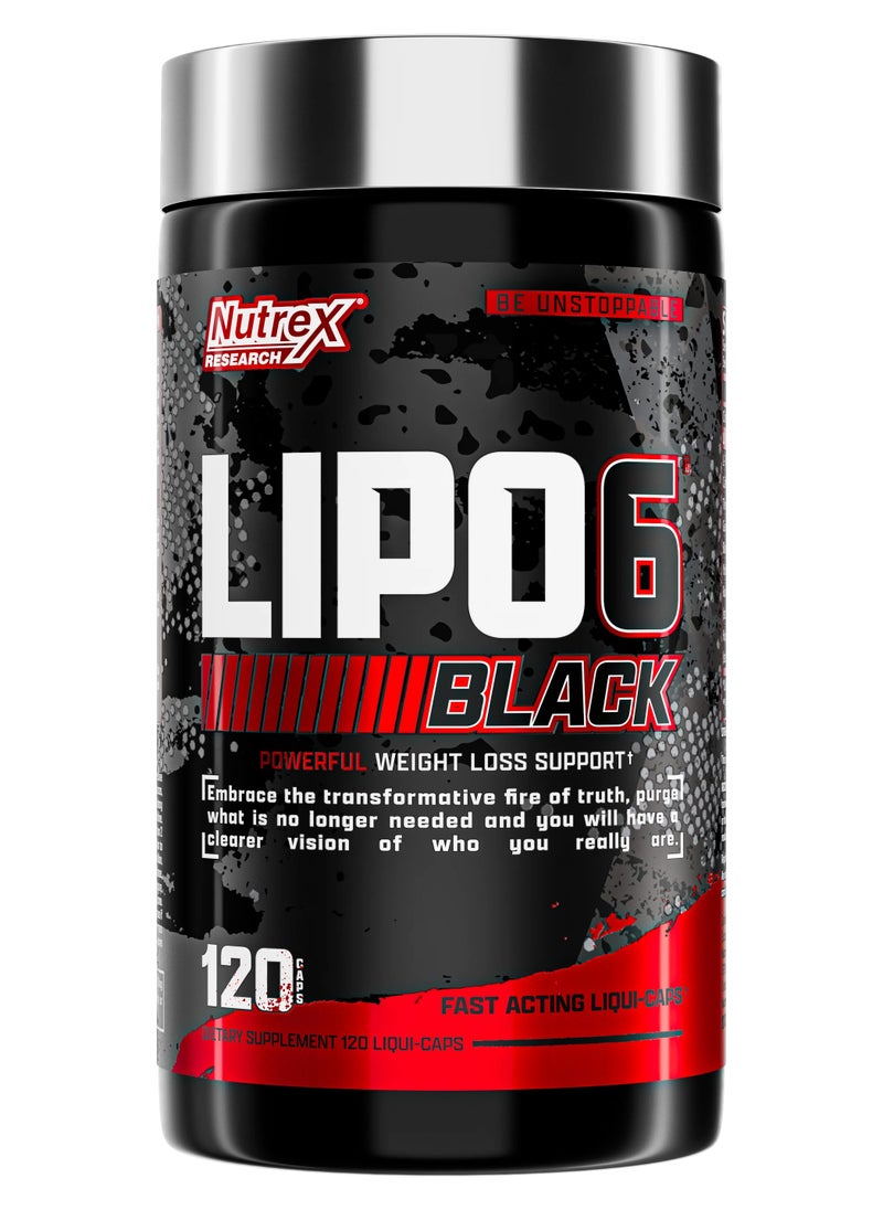 Lipo 6 Black 120 Capsules - pzsku/ZAA1E7CA53EAE379EBCAFZ/45/_/1716383927/2b13aab4-10d6-412e-b8ad-dbd5e5a27475