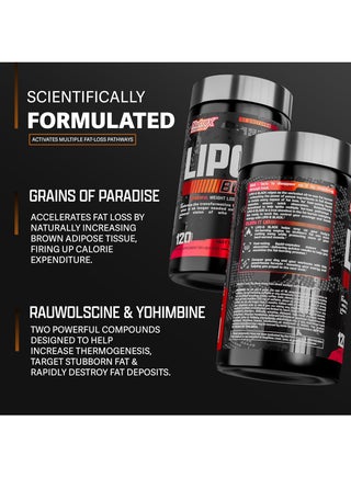 Lipo 6 Black 120 Capsules - view 4