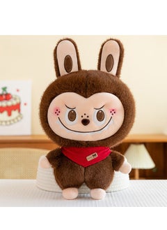xppier THE-MONSTERS Exciting Labubu Doll Vinyl Face Series Figures Toy Labubu Plush Toy, Gift for Children, 30cm, Brown 