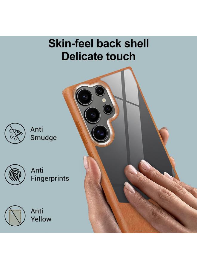 S-TOP Case For Samsung Galaxy A05s Litchi Texture TPU Hybrid Acrylic Phone Case - Image 4