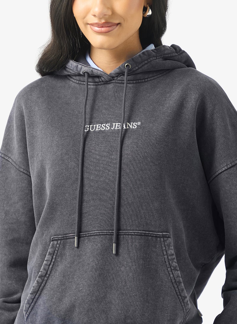 GUESS Embroidered Hooded Sweatshirt - Image 3
