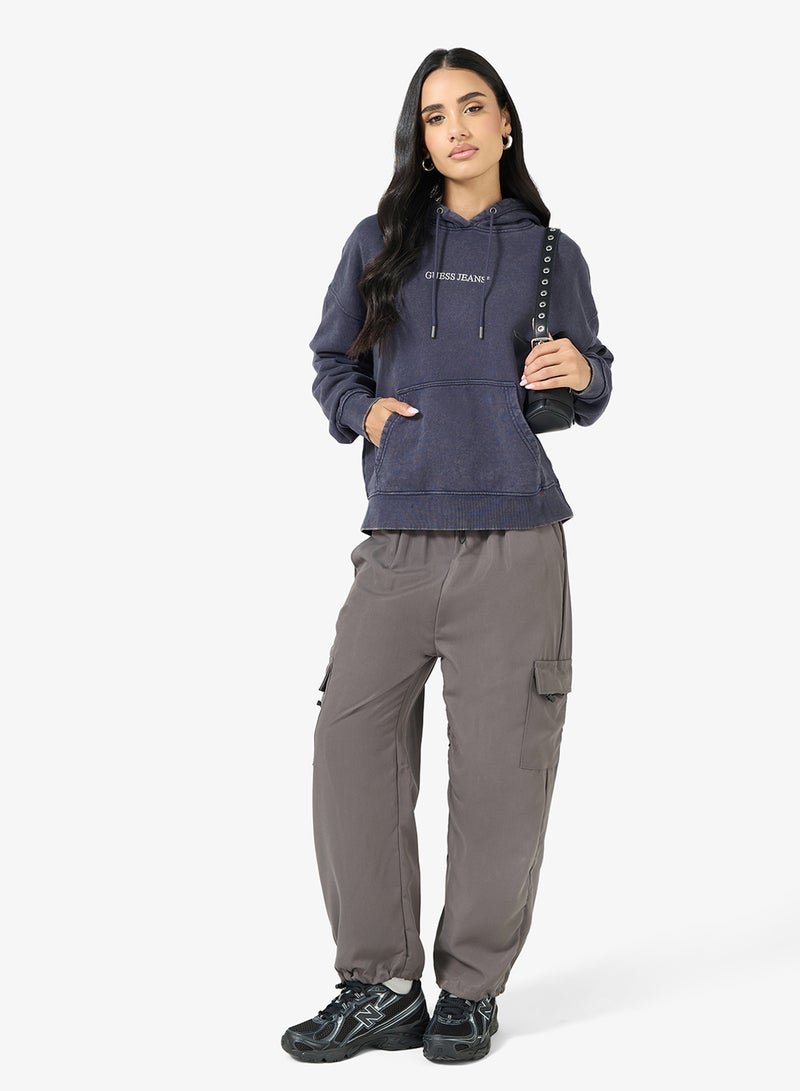 جس سترة بغطاء رأس مطرزة - Image 4