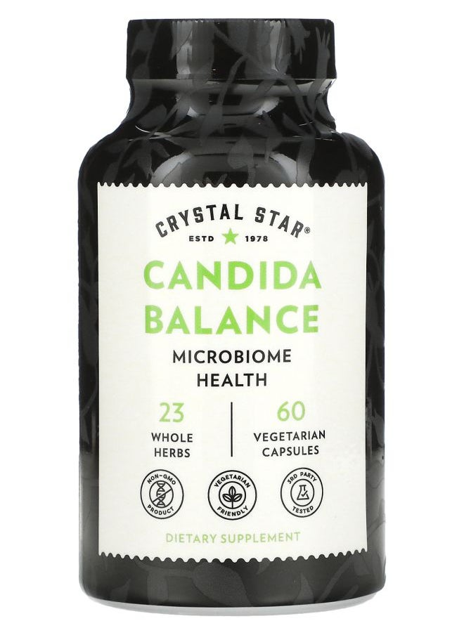 Crystal Star Candida Balance 60 Vegetarian Capsules 