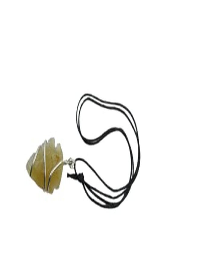 CA AGATE Natural Yellow Carnelian Arrow pendant Necklace Healing Crystal Gemstone Jewelry - Image 4