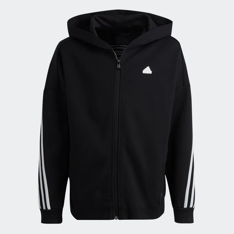 adidas Unisex Future Icons 3 Stripes Full Zip Hooded Track Top