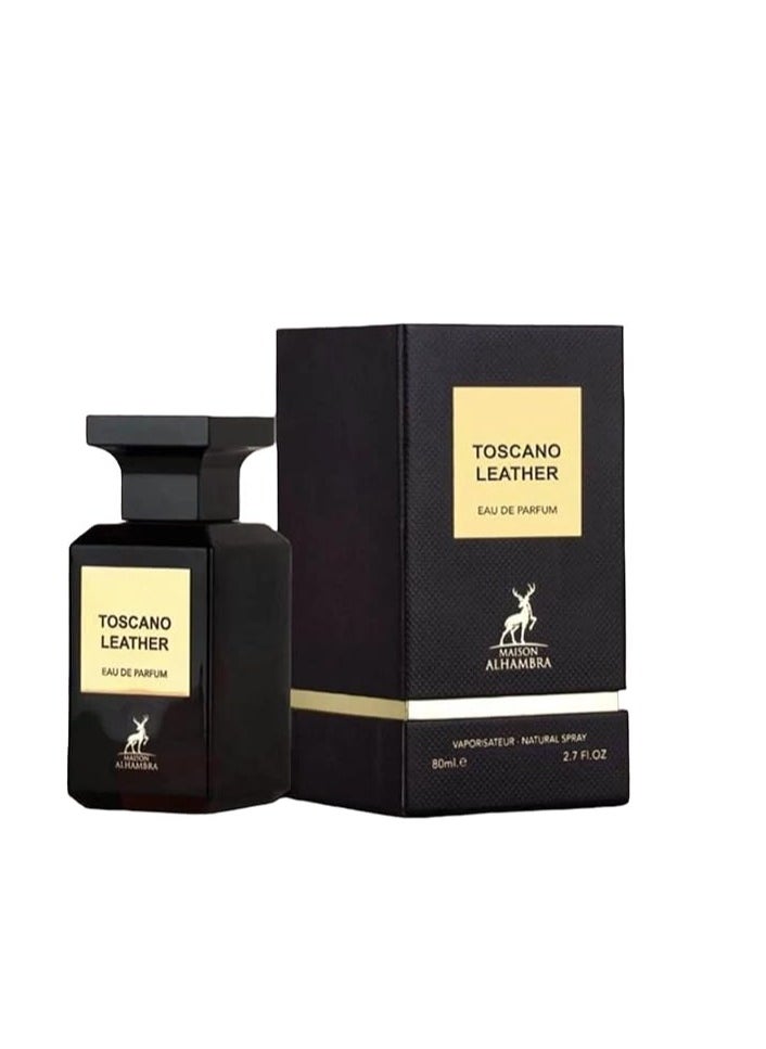 MAISON ALHAMBRA - maison alhambra toscano leather eau de parfum 80ml - Image 1