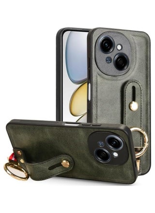 Compatible with Tecno SPARK Go 1/SPARK Go 2025 Case with Ring Holder & Hand Straps & Neck Straps, Scratch-Resistant Skin-Friendly Leather Protective Cover Case - pzsku/ZAA1EB34B8F6A7B965BC2Z/45/_/1730427969/3220c69b-09e7-4386-95da-5904775f7edd