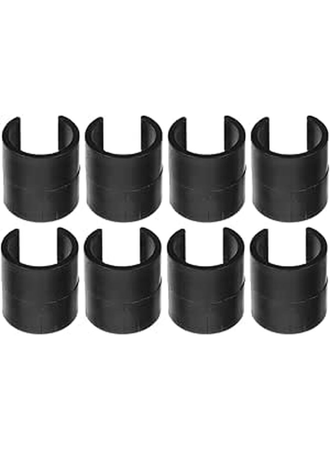 Set of 8 Windproof Garden Flag Buckles and Plastic Stopper Clips - Image 1