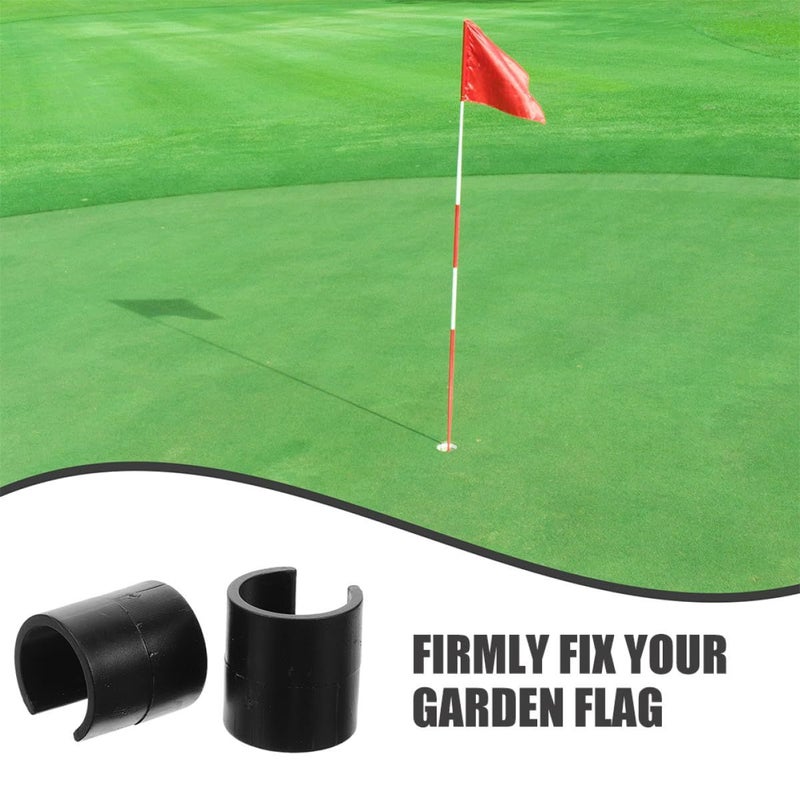 Set of 8 Windproof Garden Flag Buckles and Plastic Stopper Clips - Image 4