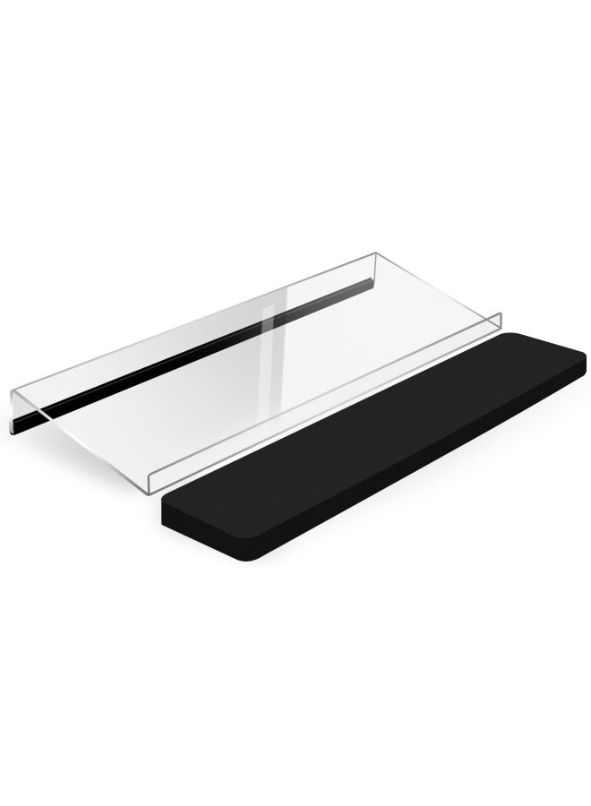 Computer Keyboard Stand, Ergonomic Keyboard Keyboard Stand For Desktop Easy-Color:Black - Image 2
