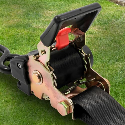 Camco 50030 Retractable Transom Tie Down Strap (2” Width, 5.5’, Bolt-On), Black - Image 5